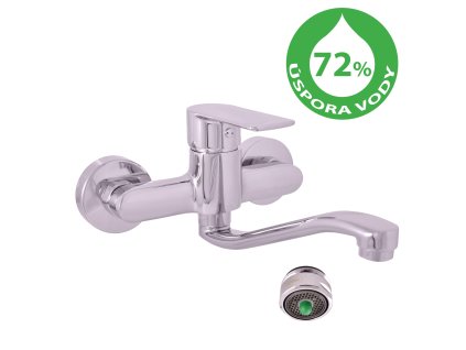 VLTAVA ECO - Umyvadlová/dřezová baterie, Chrom VTE401.5/26, RAV Slezák