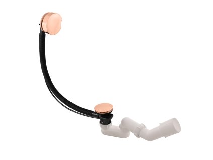 Sifon vanový automat komplet, 600mm, Zlatá Růžová - lesklá MD0588ZRL, RAV Slezák