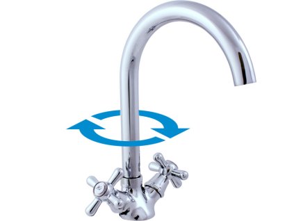 MORAVA - Dřezová baterie, Chrom MK120.0/4, RAV Slezák