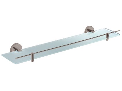 COLORADO - Koupelnový doplněk Polička skleněná 600 mm, Metal Grey - lesklá COA0900/60MGL, RAV Slezák