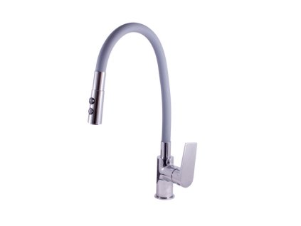 COLORADO - Dřezová baterie s flexibilním ramínkem, Chrom/Šedá CO119.0/12, RAV Slezák