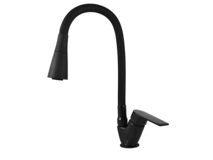 COLORADO - Dřezová baterie s flexibilním ramínkem, Černá - matná CO106.0/13CMAT, RAV Slezák
