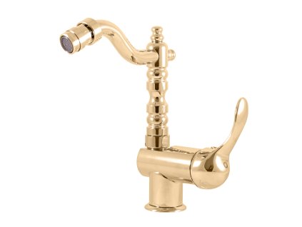 LABE - Bidetová baterie bez výpusti, Zlatá - lesklá L008.0/9Z, RAV Slezák
