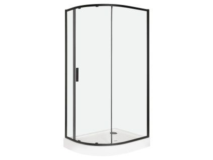 32963 5 sprchovy kout aplomo solid black 100x80 s vanickou p