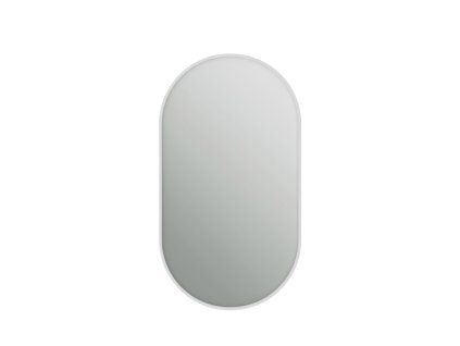 33008 1 lavedo zrcadlo simple oval white celni pohled