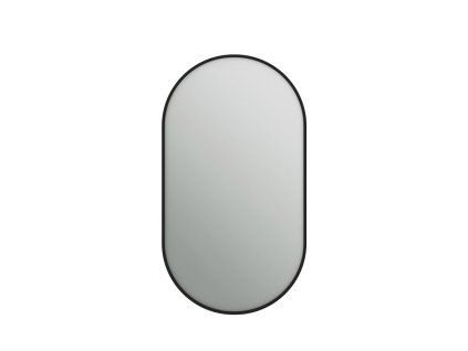 33005 1 lavedo zrcadlo simple oval black celni pohled