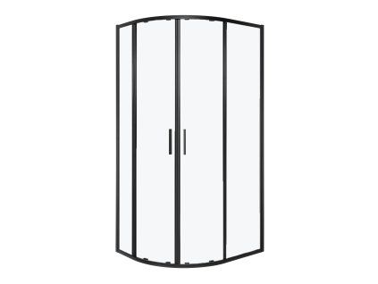 32984 4 sprchovy kout aplomo solid 100x80 d black bez vanicky