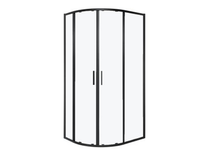 Kerra Solid 100x80 D sprchový kout, black, SOLRPD2C
