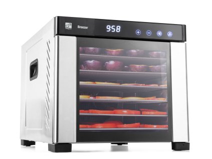 Sušička ovoce G21 Breezer, nerez, 6008112