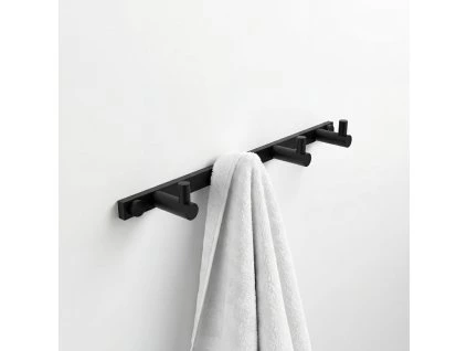 Nimco Černý čtyřháček s jednoduchými háčky BRC 11104-90