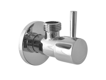 Sapho Rohový ventil s keramickým vrškem 1/2"x3/8", chrom SL021