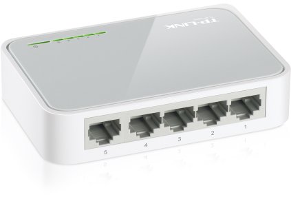 Switch TP-Link TL-SF1005D 5x LAN, plast, poškozený obal, 52449817
