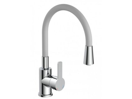 Eisl Flexo světle šedá / lesklý chrom, 9002560795786