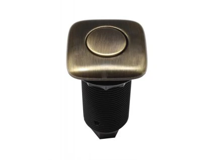 EcoMaster Samostatné pneutlačítko hranaté  Staromosaz, 8596220000095