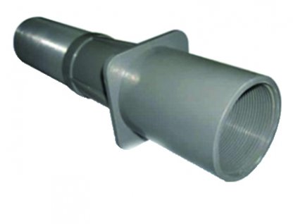 Hanscraft Průchod stěnou ABS 50 mm x 2 se závitem FIP /300mm 308248