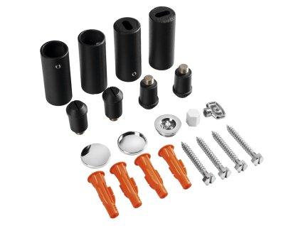 Sapho Montážní sada pro radiátor, černá mat NDMIB