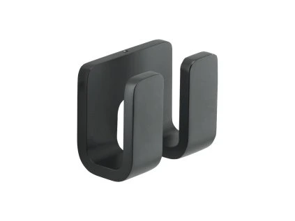 Gedy OUTLINE dvojitý háček, černá mat 322814