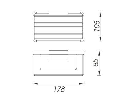 cerna dratena police vykres