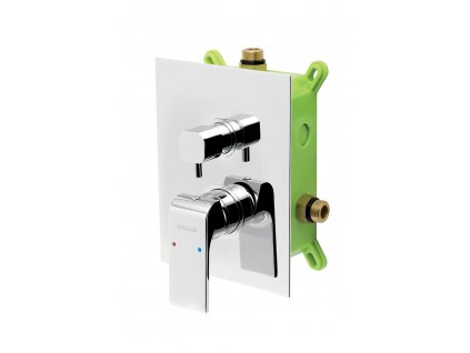 Novaservis Podomítková baterie s boxem 2 vývody, SHARP BOX37051R,0