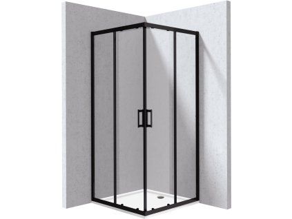 33071 sprchovy kout s vanickou cerna funkia evo deante