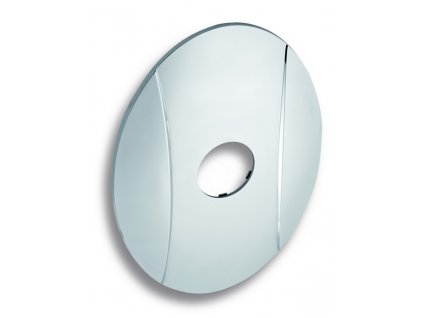 Novaservis Kryt podomítkového boxu OVAL chrom KRYT0050A,0