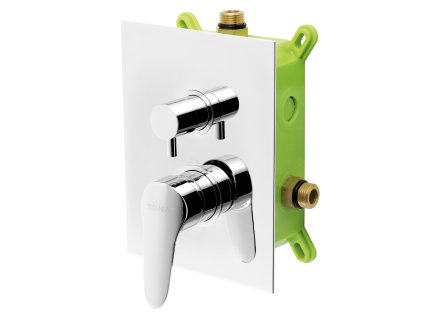 Novaservis Podomítková baterie s boxem 2 vývody, IRIS New BOX94451R,0