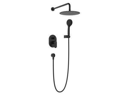 ultra 2f black podomitkovy sprchovy set vcetne prislusenstvi