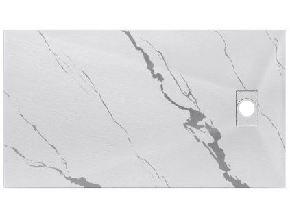 obdelnikova sprchova vanicka vexo marble bila