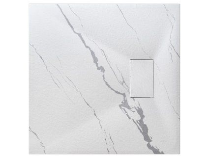 ctvercova sprchova vanicka vexo marble bila