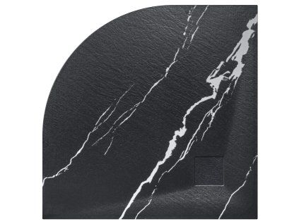 ctvrtkruhova sprchova vanicka vexo marble cerna
