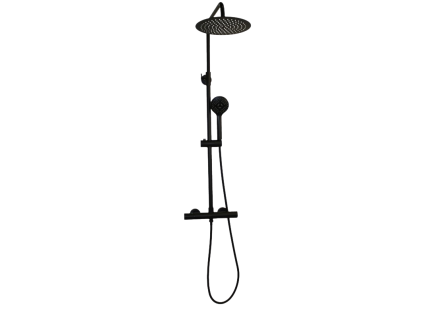 termostaticky nastenny set nauplios 250 black