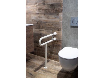 madlo pro invalidy 60 cm s podperou bila barva