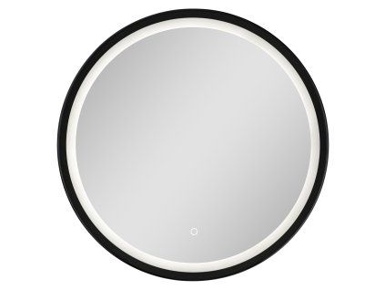 zrcadlo s led osvetlenim geisa black