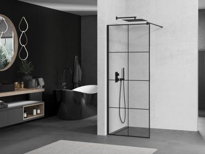 walk in sprchovy kout albox black