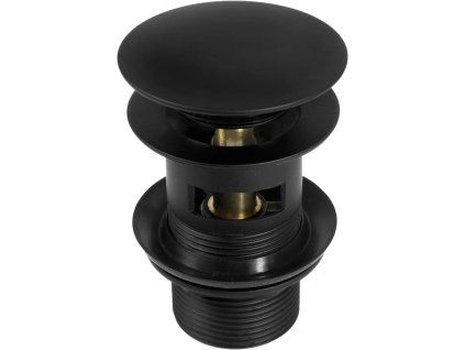 vypust click clack pro umyvadla s prepadem black