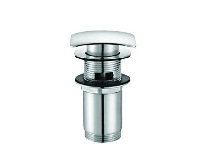 umyvadlova vypust click clack s prepadem hranata