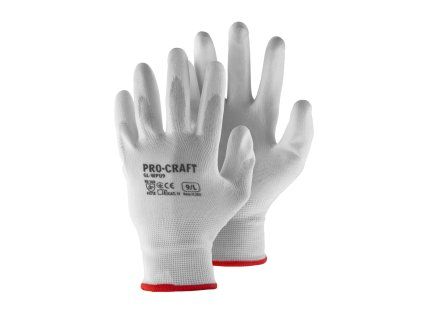 9075 pracovni rukavice macene v polyuretanu xl procraft gl wpu10 gl wpu10