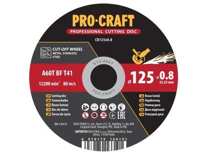 6290 rezny kotouc procraft cd125x08 cd125x08
