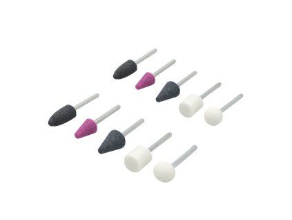 2138 brusky rotacni sada 10 ks stopka 3 mm 07 01 9100