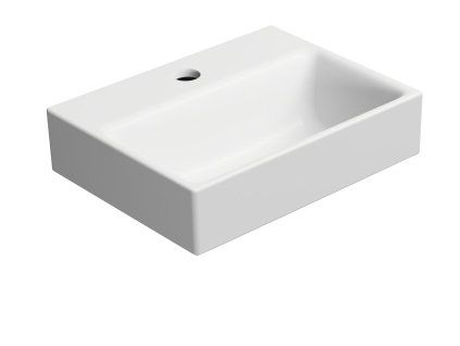 GSI NUBES keramické umývátko 36x28cm, bílá mat 9638109