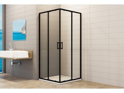 sprchovy kout tomar black ctverec