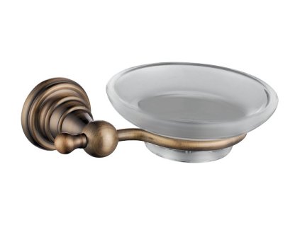 Sapho DIAMOND mýdlenka, mléčné sklo, bronz 1318-02