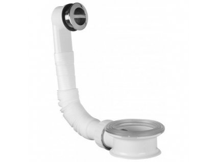 Omp Tea Umyvadlový přepad s odpadním mezikusem, mřížka ABS/chrom 247.304.0