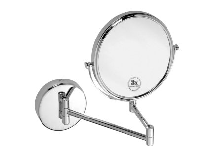 Sapho X-ROUND kosmetické zrcátko závěsné, Ø 200mm, oboustranné, chrom XR006