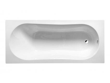Aqualine JIZERA vana 160x70x39cm, bílá G1670
