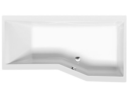 Polysan VERSYS R asymetrická vana 170x84x70x47cm, bílá 70611