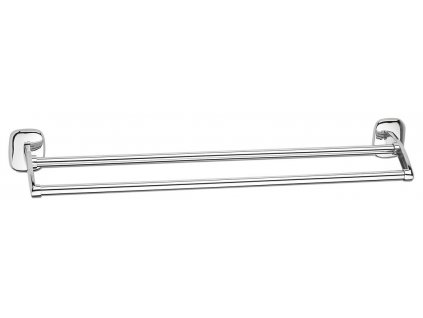 Aqualine RUMBA dvojitý držák ručníků 600mm, chrom RB111