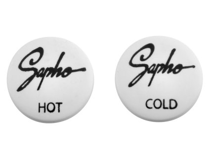 Sapho ANTEA označení teplé a studené vody, pár, AJ (Hot+Cold) NDANTEA-HOT+COLD