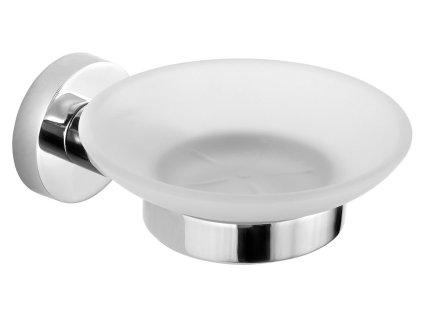 Aqualine SAMBA mýdlenka, mléčné sklo, chrom SB102