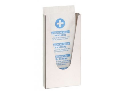 Sapho Zásobník na papírové sáčky HygBag, 120x240x32mm, nerez lesk XP049
